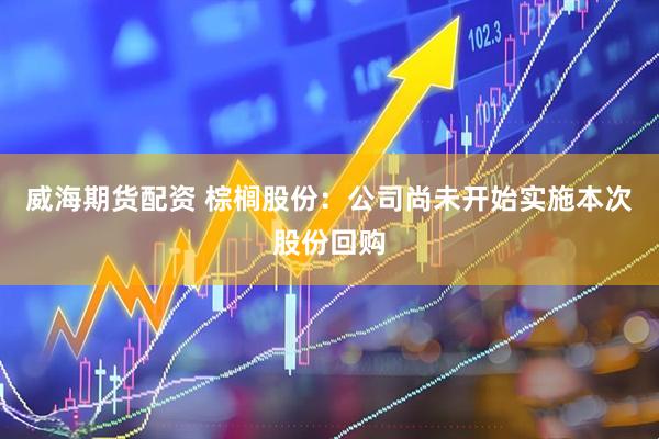 威海期货配资 棕榈股份：公司尚未开始实施本次股份回购