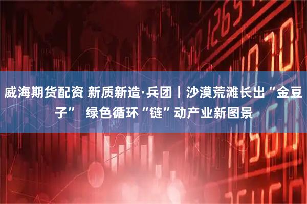 威海期货配资 新质新造·兵团丨沙漠荒滩长出“金豆子”  绿色循环“链”动产业新图景